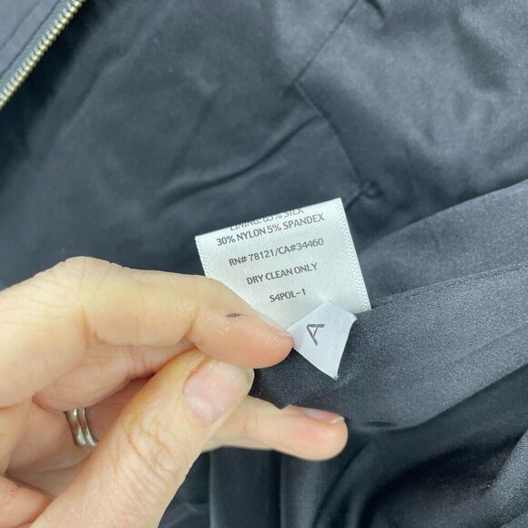 Eileen Fisher Jacket Women's PP Silk Blend Double-Petite Round Long Sleeve - Picture 5 of 11